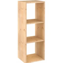 Astigarraga Dinamic Vakkenkast open - 3 vakken - PEFC grenen - 105x36cm