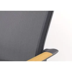 Atmos stapelbare tuinstoel - Antraciet/Teak