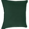 Atmosphera Bank/sierkussens Sophia - 45 x 45 cm - donkergroen