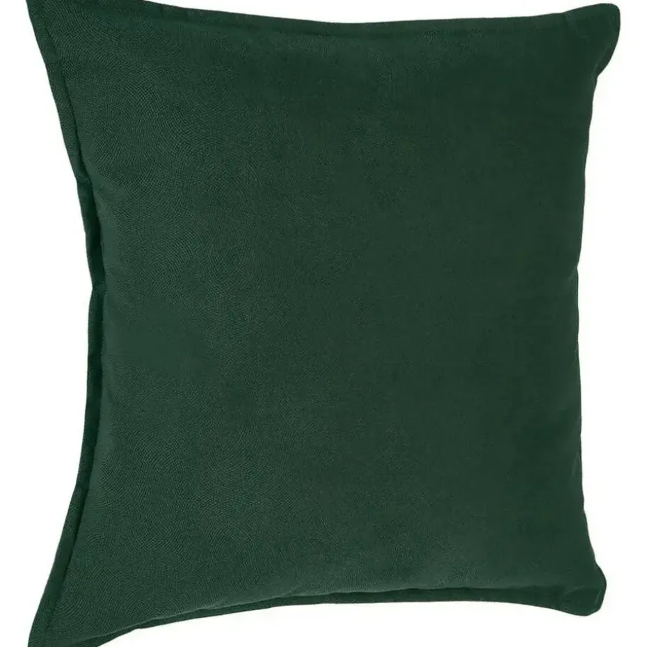 Atmosphera Bank/sierkussens Sophia - 45 x 45 cm - donkergroen