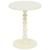 Atmosphera Bijzettafel/salontafel Alexa - ivoor - MDF hout - rond