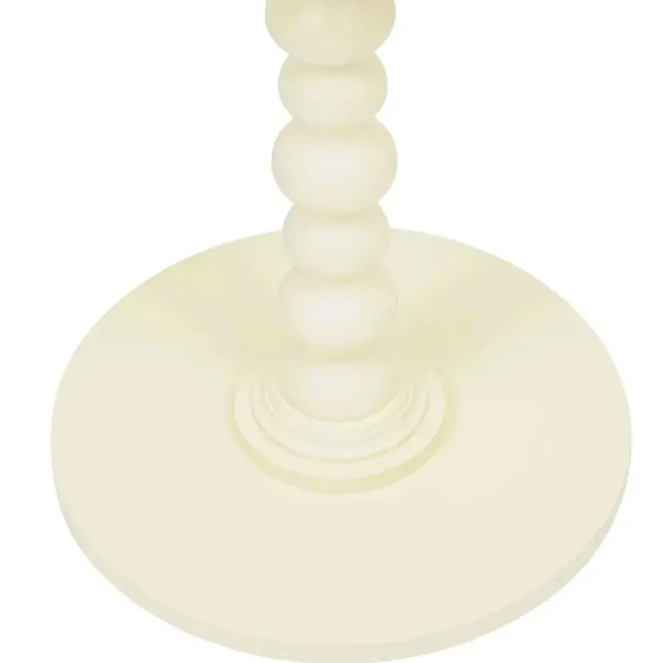 Atmosphera Bijzettafel/salontafel Alexa - ivoor - MDF hout - rond