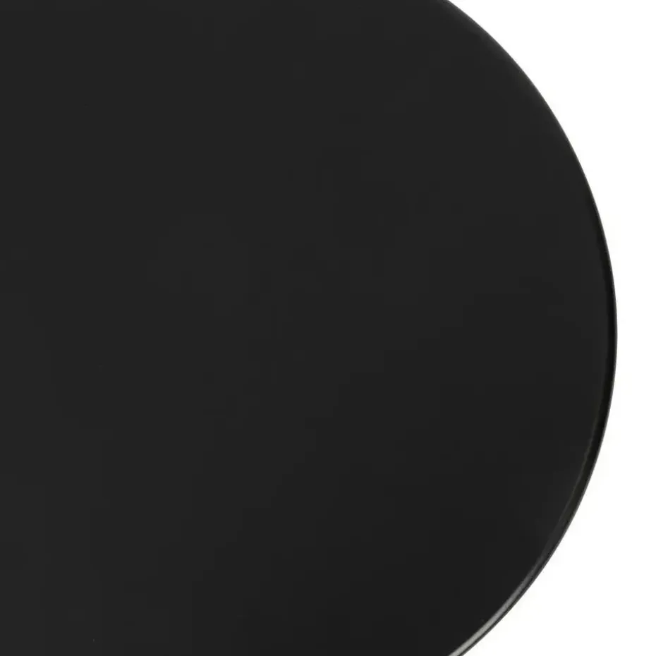Atmosphera Bijzettafeltje Bologna - zwart - D38x H46 cm - MDF