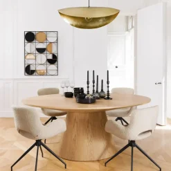 Atmosphera kaarsen kandelaar - dinerkaarsen - zwart - H26 cm