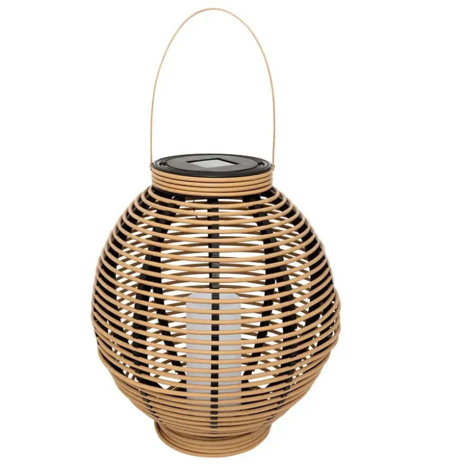 Atmosphera solar lantaarn - rotan - 38 x 43 cm
