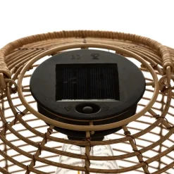 Atmosphera solar lantaarn - rotan - 30 x 30 cm