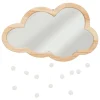 Atmosphera Spiegel/wandspiegel - wolk - 40 x 36cm - mdf hout/glas