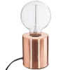 Atmosphera Tafellamp Saba - metaal - koper - H10 cm - Leeslampje