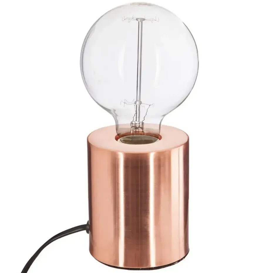 Atmosphera Tafellamp Saba - metaal - koper - H10 cm - Leeslampje