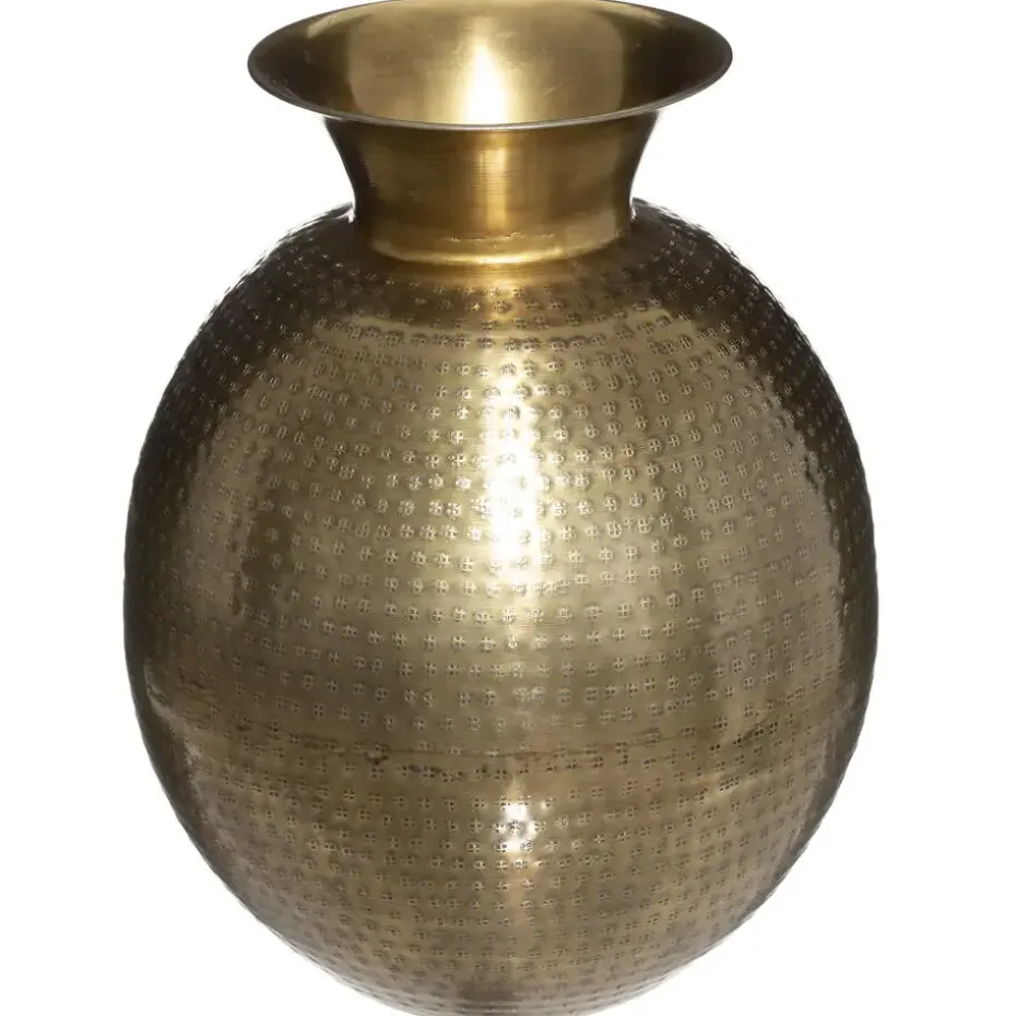 Atmosphera Vaas - stijlvol metaal - 40 x 28 cm - metallic brons