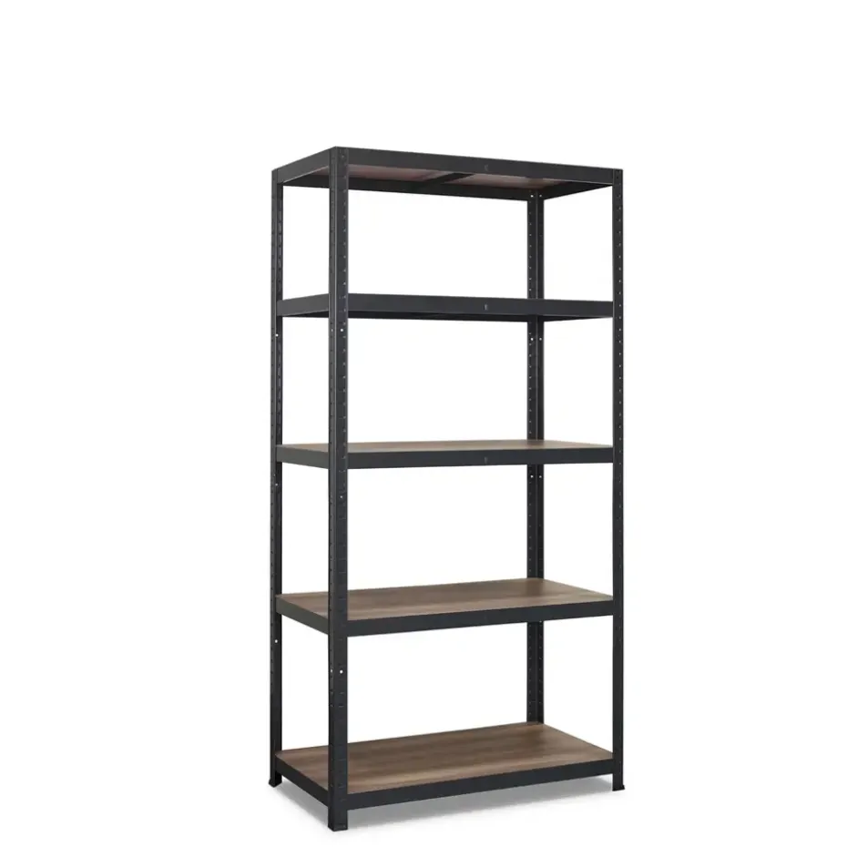 Avasco Stellingkast - Zwart - Opbergrek metaal - 176x90x45