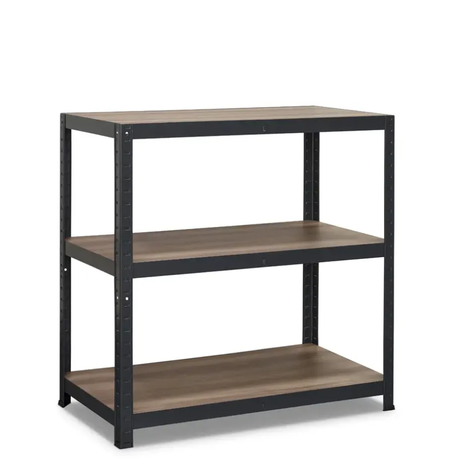 Avasco Stellingkast - Zwart - Opbergrek laag metaal - 88x90x45