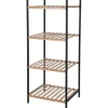 Badkamerkastje - 4-laags - bamboe - 39 x 32 x 95 cm