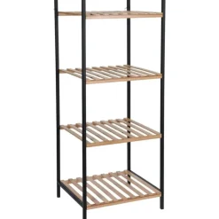 Badkamerkastje - 4-laags - bamboe - 39 x 32 x 95 cm