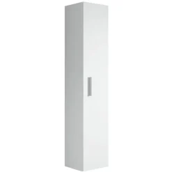 Badplaats Badkamerkast Pluto 30 x 30 x 150 cm - Wit - Hangende Badkamerkasten