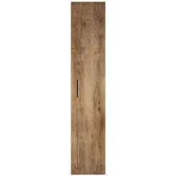 Badplaats Badkamerkast Pluto 30 x 30 x 150 cm - Bruin eiken - Hangende