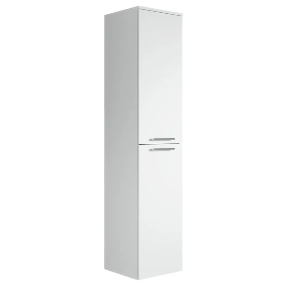 Badplaats Badkamerkast Saturnus 35 x 35 x 130 cm - Wit - Hangende Kolomkast met