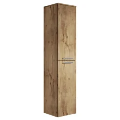 Badplaats Badkamerkast Venus 30 x 30 x 160 cm - Kastanje Eiken - Hangende