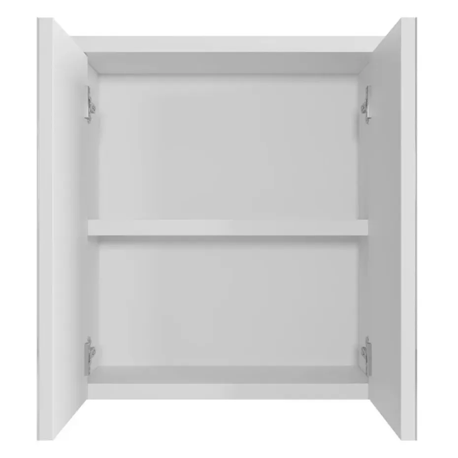 Badplaats Spiegelkast Toledo 60 x 20 x 60 cm - Wit - Badkamerkast Badkamer