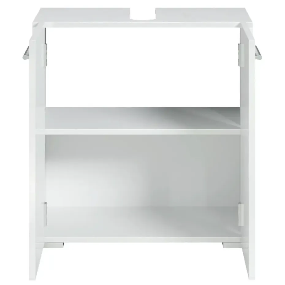 Badplaats Wastafel Onderkast Jupiter 60 x 30 x 60 cm - Wit - Badkamerkast –