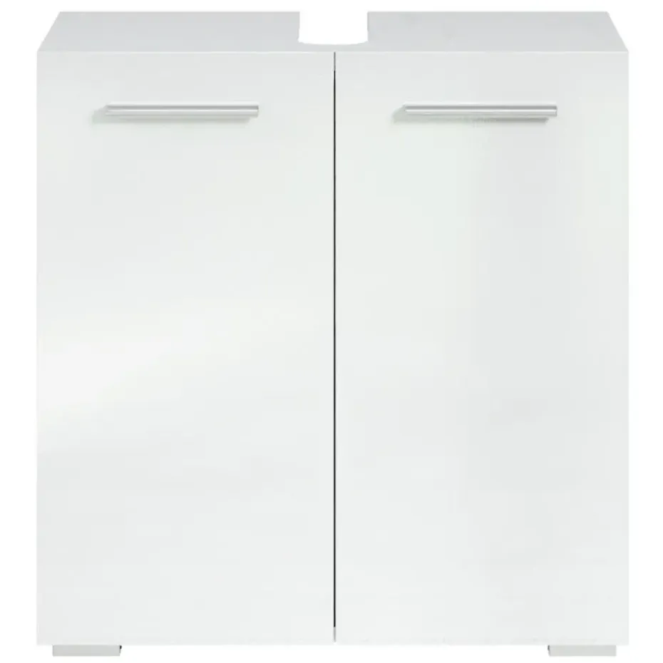 Badplaats Wastafel Onderkast Jupiter 60 x 30 x 60 cm - Wit - Badkamerkast –