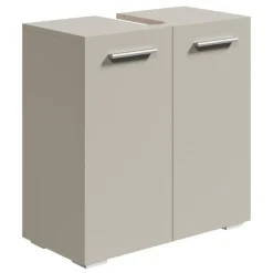 Badplaats Wastafel Onderkast Jupiter 60 x 30 x 60 cm - Beige - Badkamerkast –