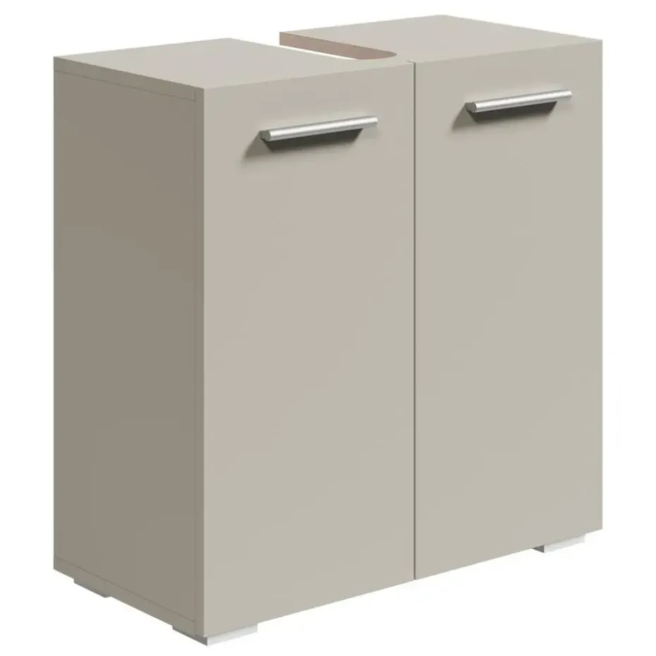 Badplaats Wastafel Onderkast Jupiter 60 x 30 x 60 cm - Beige - Badkamerkast –