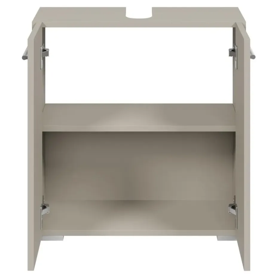 Badplaats Wastafel Onderkast Jupiter 60 x 30 x 60 cm - Beige - Badkamerkast –
