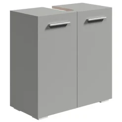 Badplaats Wastafel Onderkast Jupiter 60 x 30 x 60 cm - Mat Grijs - Badkamerkast