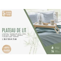 Bambou & Co Ontbijt op bed/tafeltje/dienblad op pootjes - 53x33x21 cm