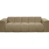 Bank Beau 3-zits - stof Raven - taupe