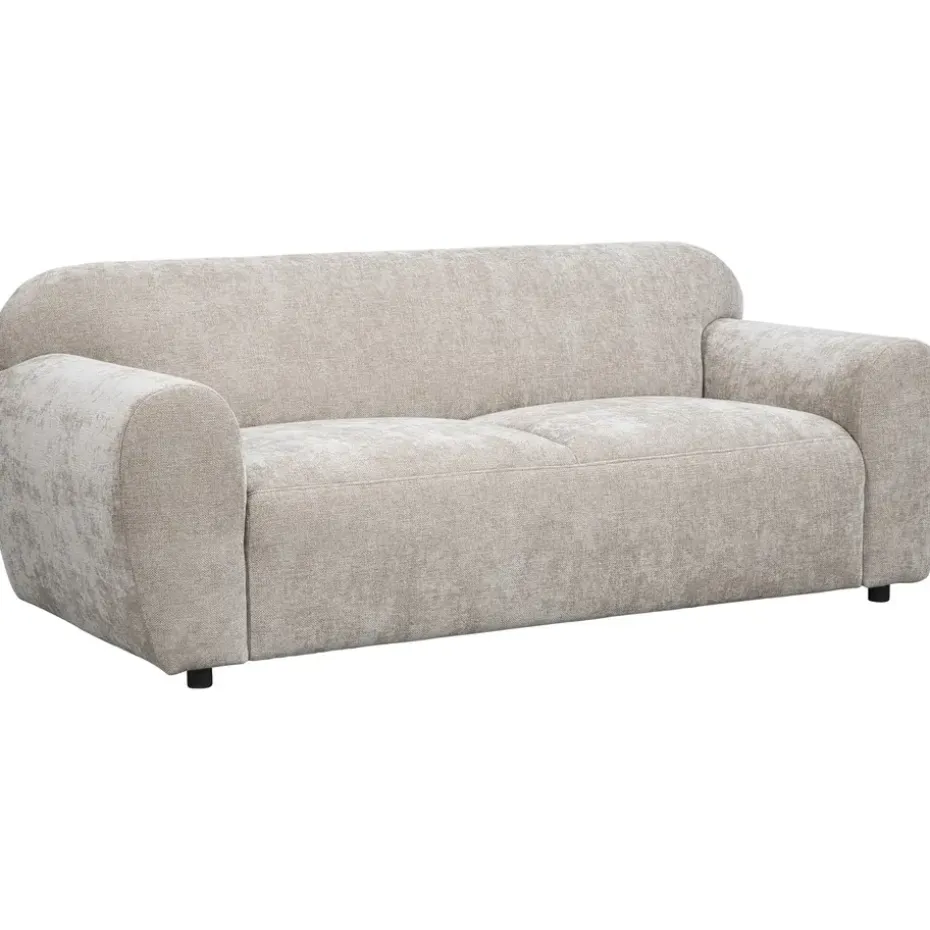 Bank Bibi 3-zits - stof Glory - beige