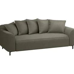 Bank Elsa 3-zits - stof Eden - mokka