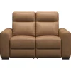 Bank James 2-zits - stof Supple - cognac