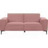 Bank Romy 2-zits - stof Curio - roze