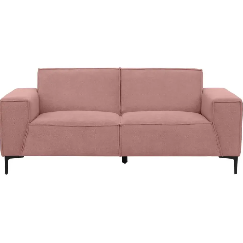Bank Romy 2-zits - stof Curio - roze
