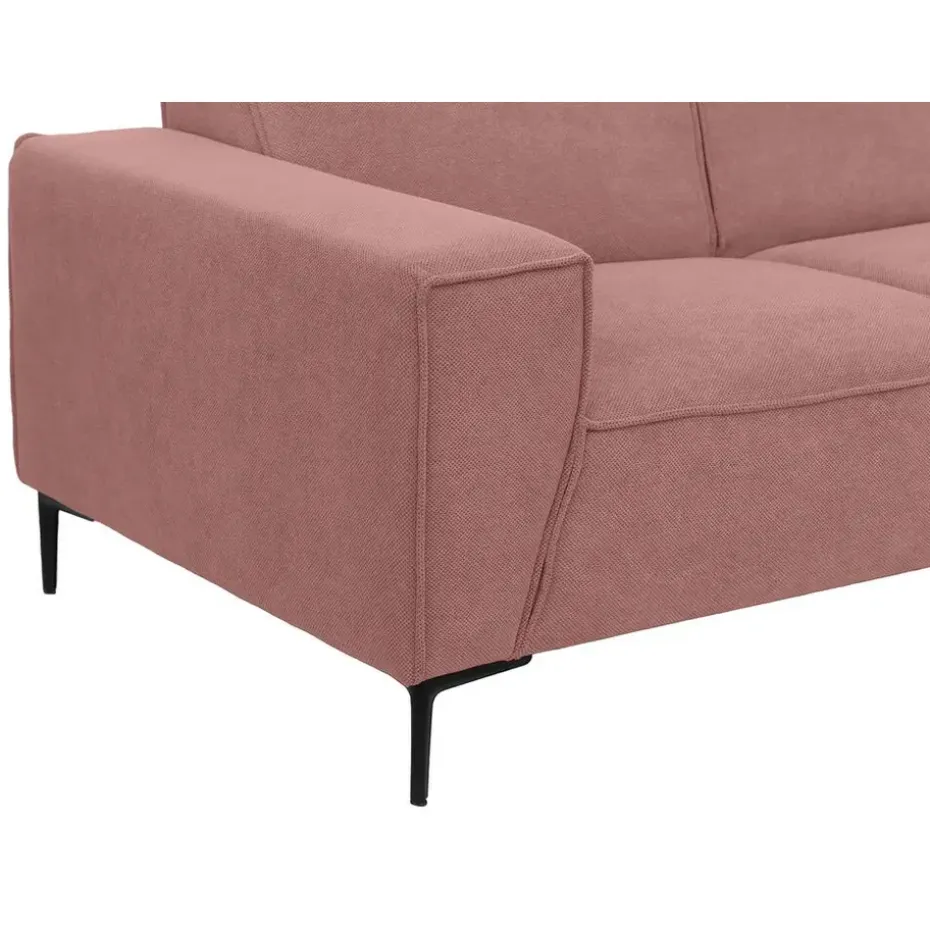 Bank Romy 2-zits - stof Curio - roze