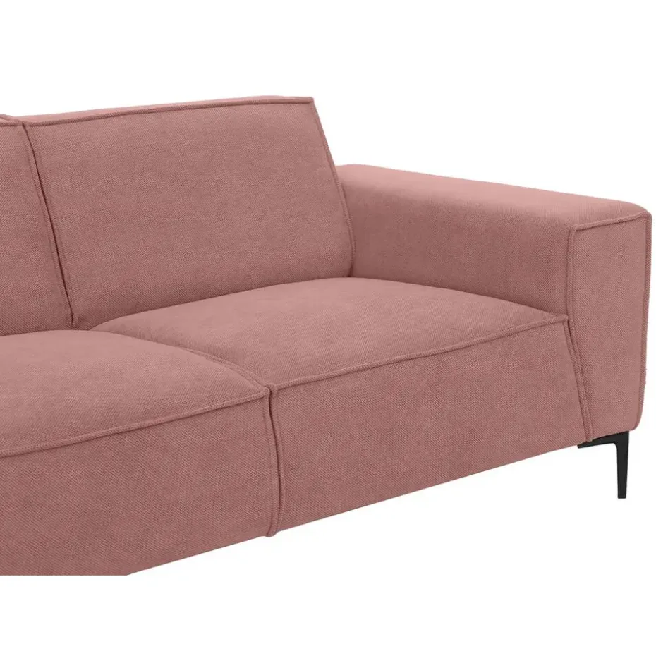 Bank Romy 2-zits - stof Curio - roze