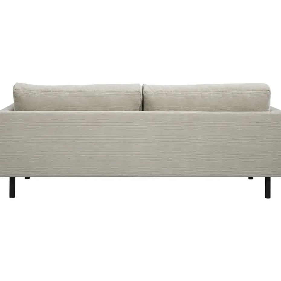 Bank Siem 3-zits - ribstof Fjord - beige