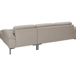 Bank Tom met chaise longue rechts - Basel - beige