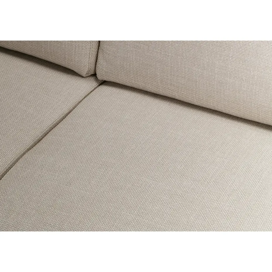 Bank Tom met chaise longue rechts - Basel - beige