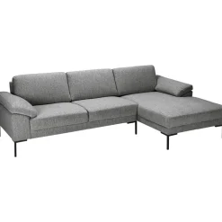 Bank Tom met chaise longue rechts - Monza - grijs