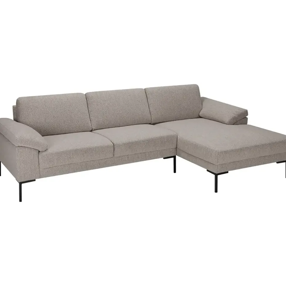 Bank Tom met chaise longue links - Java - beige