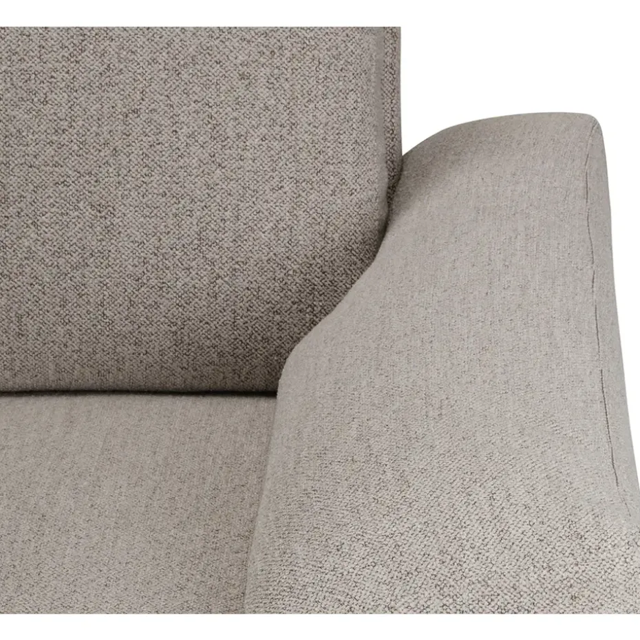 Bank Tom met chaise longue rechts - Java - beige