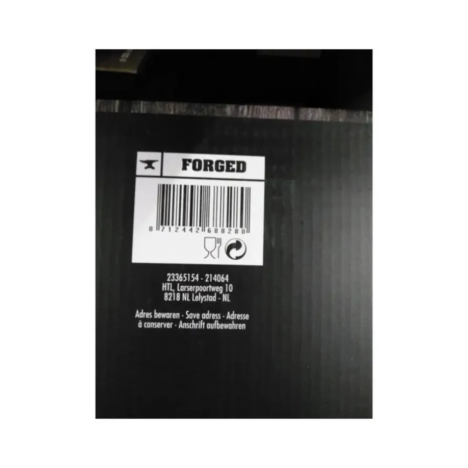 Barbecue emmer - tafelmodel - zwart - 33 cm