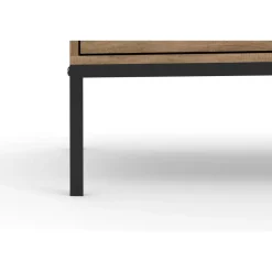 Bari - Dressoir met 4 deuren en eiken effect