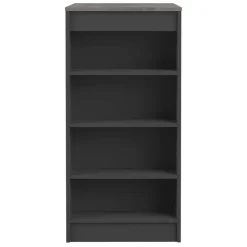 Bartafel Aravis 115x50 met opbergruimte - zwart/beton