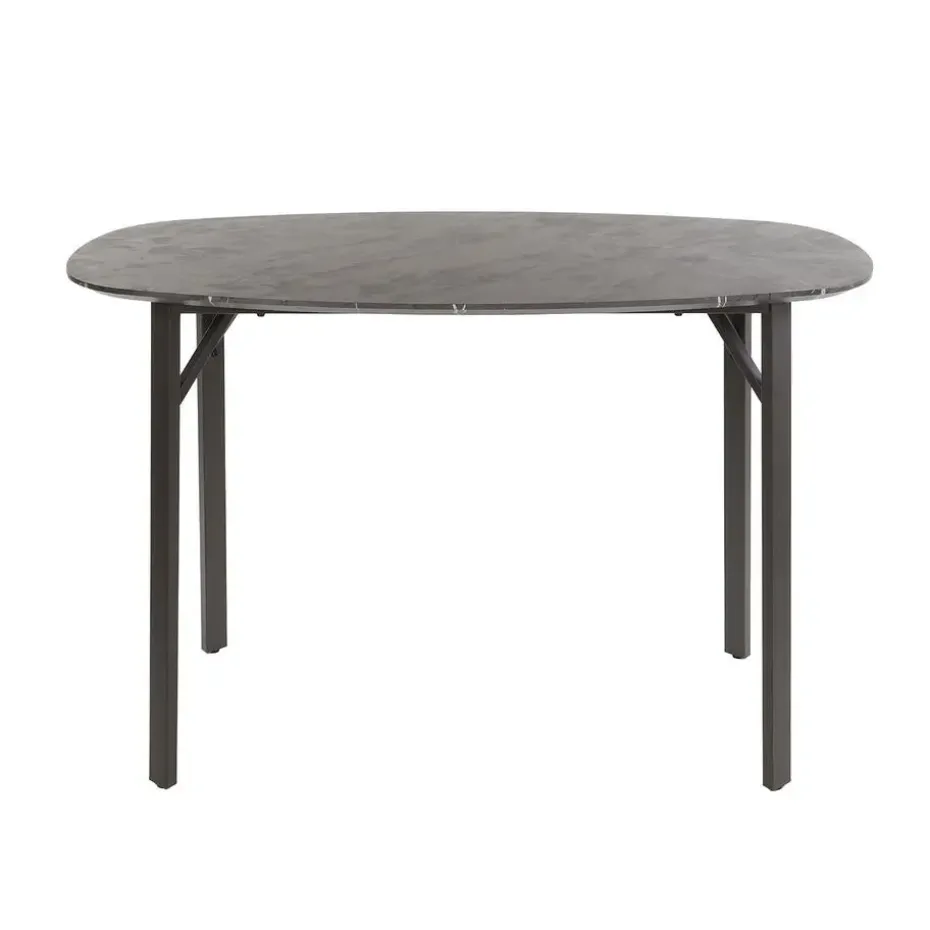 Bartafel Keramieklook - 140x75x92cm - Deens Ovaal