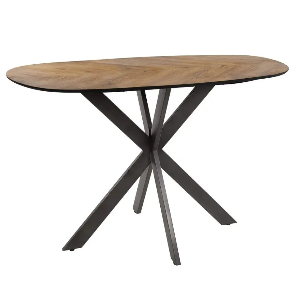 Bartafel Organisch - Naturel Gerecycled Teak - 140x80x92cm