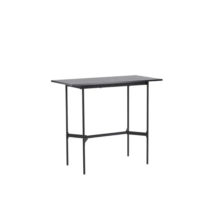 Bartafel Zwart Hout - 120x60x105cm - Rax